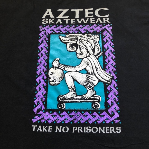 Vintage Aztec Skatewear Shirt - Picture 2 of 3